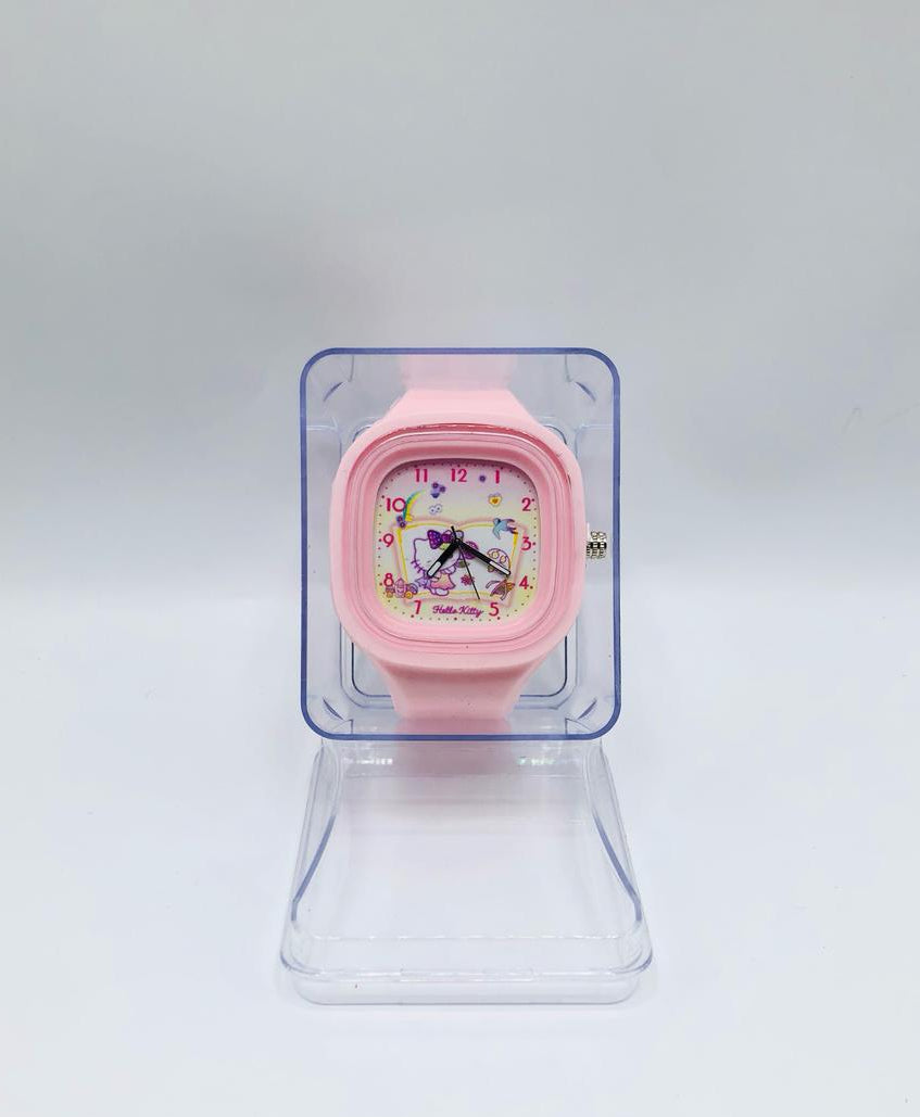 Hello Kitty Pink Analog Kids’ Wrist Watch – Cute Character Timepiece