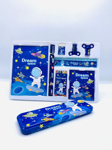 Dream Space Astronaut Theme Stationery Set for Kids - 10 Piece Deluxe School Supply Kit
