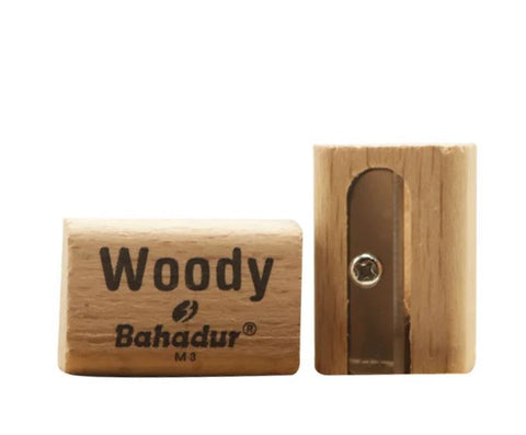 Bahadur Wooden Pencil Sharpeners – Jar of 48 for School & Office Use