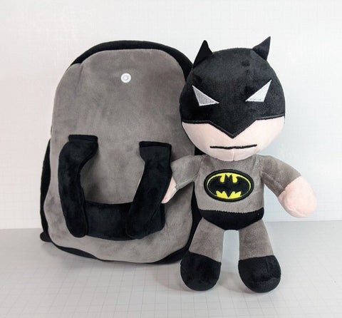 Batman Plush Toddler Backpack – Stylish Superhero Mini Bag for Boys