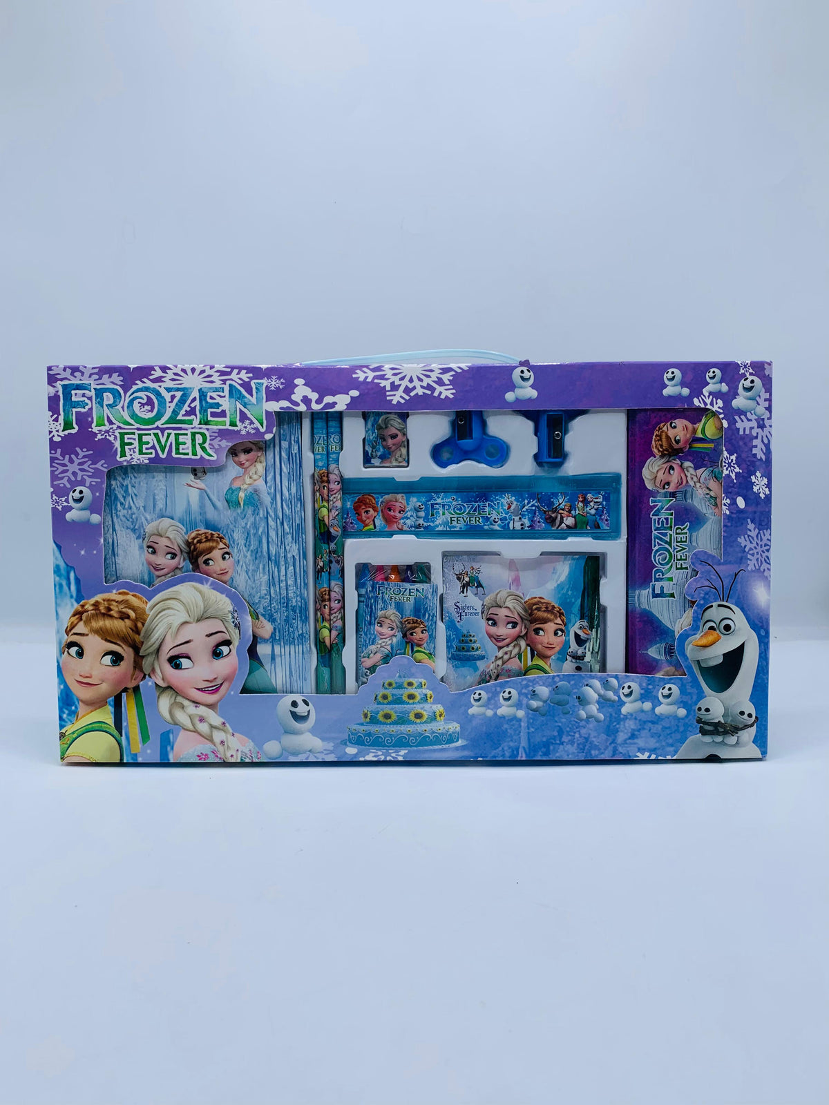 Disney Frozen Themed 9-in-1 Stationery & Geometry Box Set
