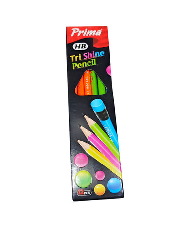 Prima HB Writing Pencils – Pack of 12 for Students & Professionals