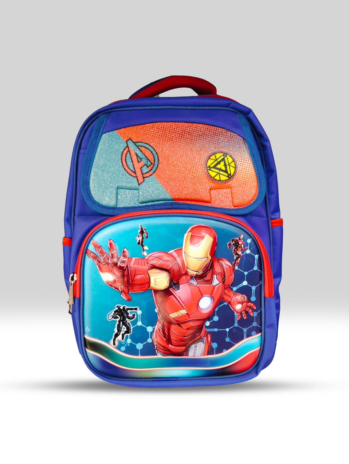 Iron Man 3D Kids School Backpack – Sturdy Superhero Bag for Boys