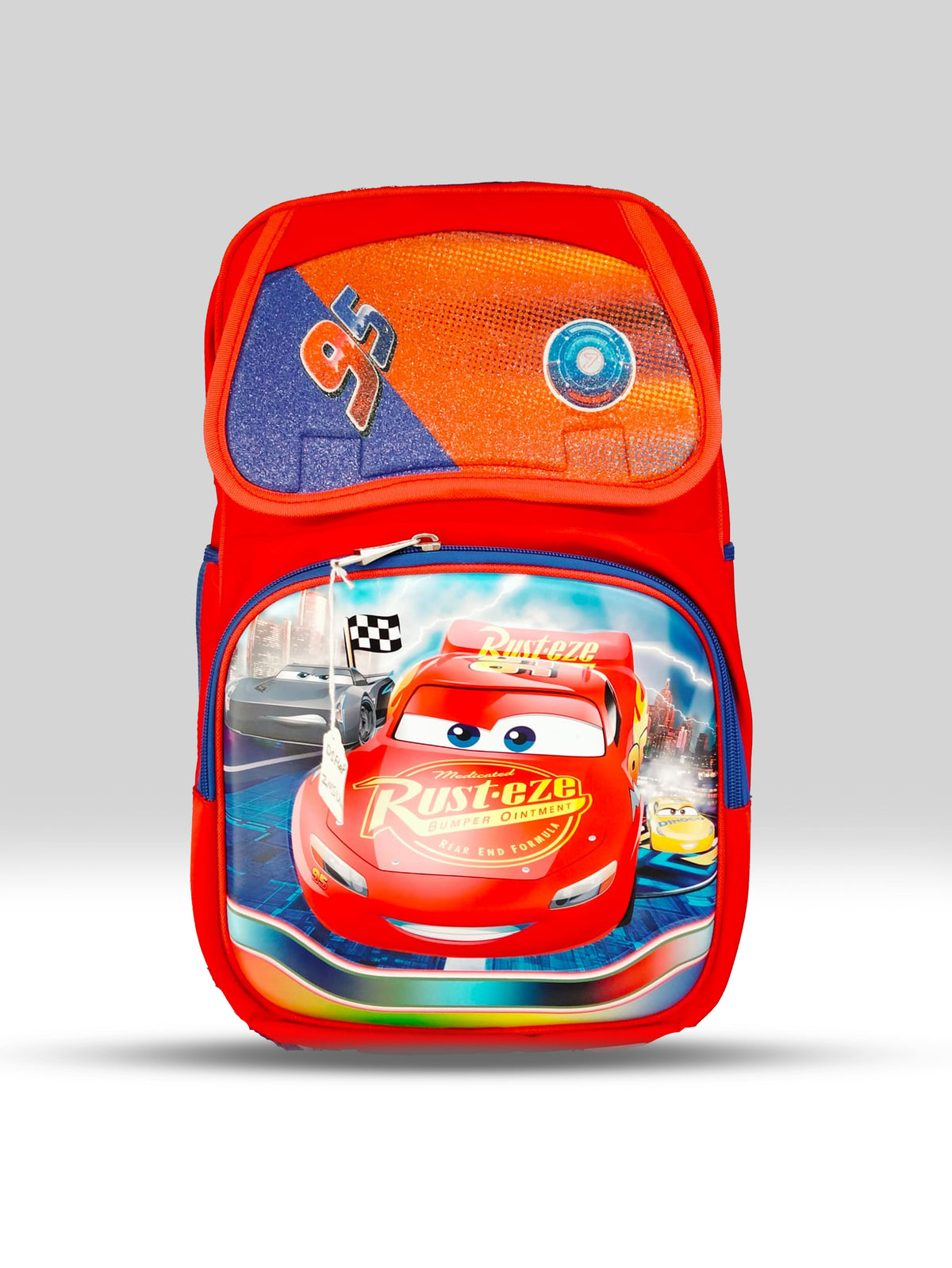 Car Theme Kids Backpack – Waterproof School Bag for Boys