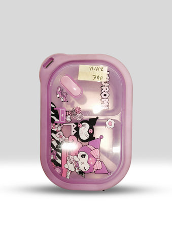 Premium Kuromi Bento Box with Stainless Steel Insert & Spoon