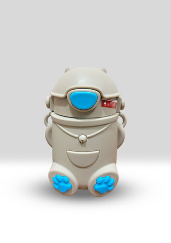 Cute Bear Overalls Water Bottle – Adorable Kids’ Hydration Bottle