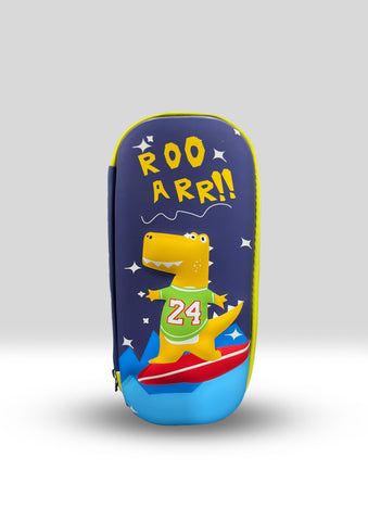 3D ROO ARR Dinosaur EVA Pencil Case – Fun & Durable Kids’ Stationery Box