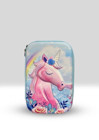 Magical 3D Unicorn Hardtop Pencil Case / Stationary Pouch