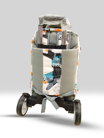 Bashly Street Poster Print Kids Roller Backpack – Stylish & Durable School Bag