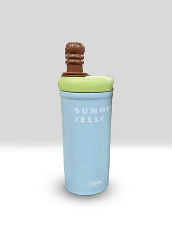 Cool Jelly Pop Water Bottle – Cute Pastel Hydration Bottle for Kids