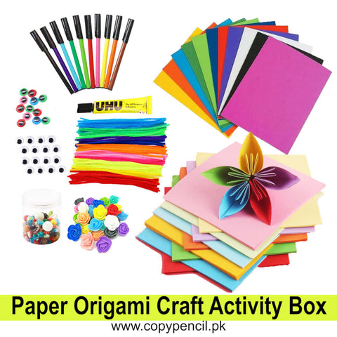 Paper Origami Fun Craft Activity Box, Summers All In One Paper Origami Creative Box