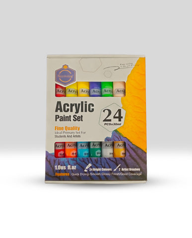 Keep smiling Acrylic Paint 30ml Tubes Set 12, 24 & 36 Colors