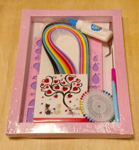 Mastering Quilling Art Activity Box For Beginners & Kids, Ultimate Quilling Paper Craft Activity Box