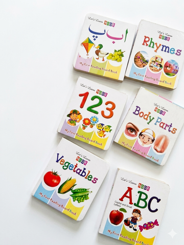 Early Learning Baby Cognition Picture Book Set Of 6 For Toddlers| Kids Learning Books