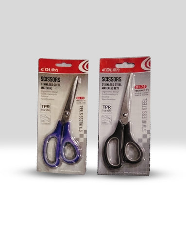 DL75 Multi-Purpose 195mm Stainless Steel Scissors - Comfort Grip