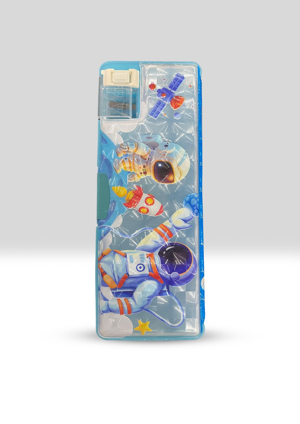 Galactic Explorer Astronaut Pencil Box for Kids – Blue Space Edition