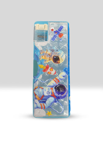 Galactic Explorer Astronaut Pencil Box for Kids – Blue Space Edition