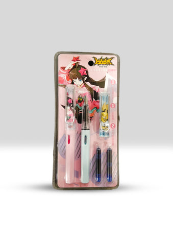 Student Practice Fountain Pen Set - Character Edition