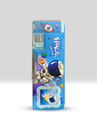 "Spaceman" Multi-function Sliding Magnetic Pencil Case