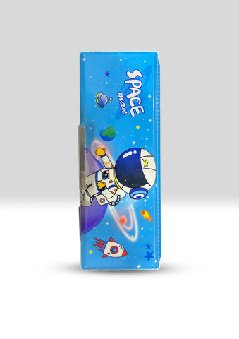 "Spaceman" Multi-function Sliding Magnetic Pencil Case