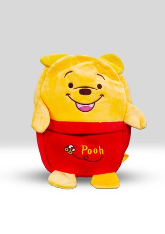 Premium Winnie the Pooh Soft Plush Mini Backpack for Toddlers