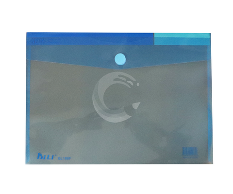 Clear Bag Fine Quality Transparent Bag with Button Document Holder Poly Case