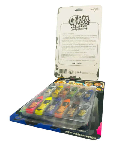 Colorful Face And Body Painting Crayons Set Of 12 Colors Face Art Painting Makeup Crayons