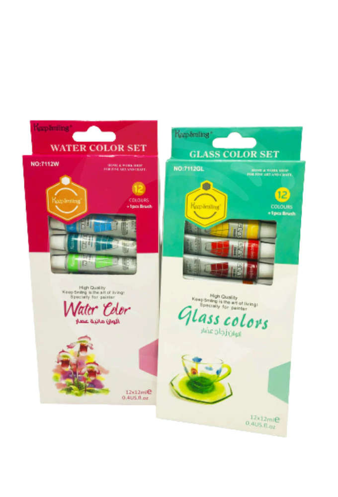 Buy Water Color Set 12 Tubes 12ml Keep Smiling Water Color Set ...