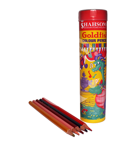 Goldfish Color Pencil 24 Colors Tin Full Size Pack