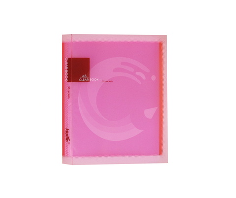 A5 plastic file consist of 10 pockets.