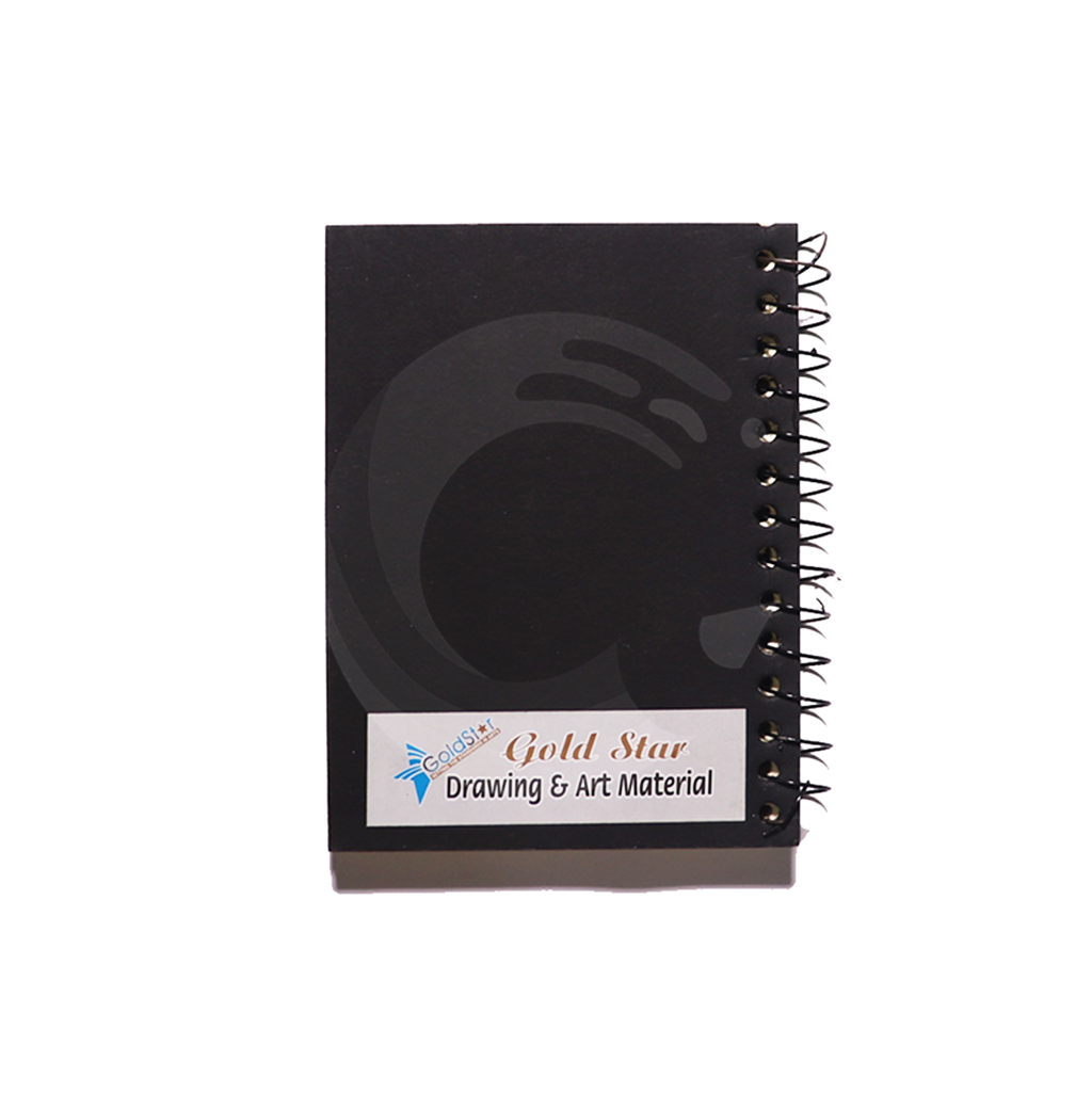 Gold Star Sketch Book A5  Spiral Bound