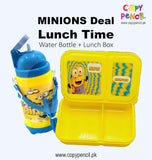 Minion Lunch Box And Water Bottle Deal