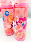 Little Pony BPA Free Plastic Water Bottle Sipper With Straw Push lock System For Girls