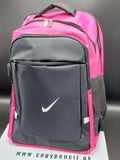 NIKE Pink and Black School Bag For Girls Stylish Multi-Purpose Backpack
