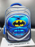Buy Best Imported and Banded Batman Themed Shoulder School Bag For Boys - Stylish 3D Superhero Backpack