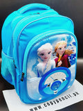 Frozen Themed Stylish Blue School Backpack For Girls - Best Quality Waterproof School bag For Kids
