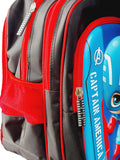 Best Quality Capitan America Themed Backpack Buy Online - Superhero Imported and Branded Waterproof Bag For Boys Preschooler