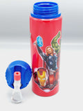 Avengers Themed School Water Bottle For Boys - BPA Free Plastic