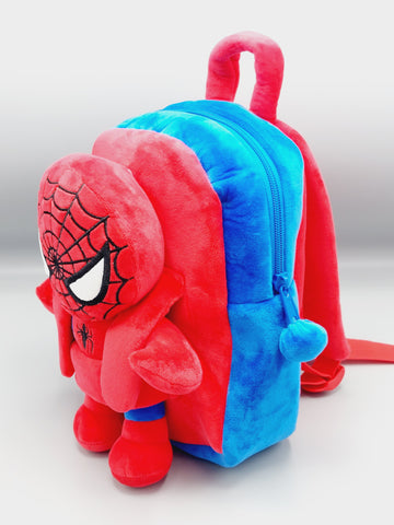 Best Quality Spiderman Detachable Plush Toy Backpack Buy Online - Superhero Imported and Branded Bag For Boys Preschooler