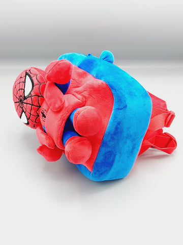 Best Quality Spiderman Detachable Plush Toy Backpack Buy Online - Superhero Imported and Branded Bag For Boys Preschooler