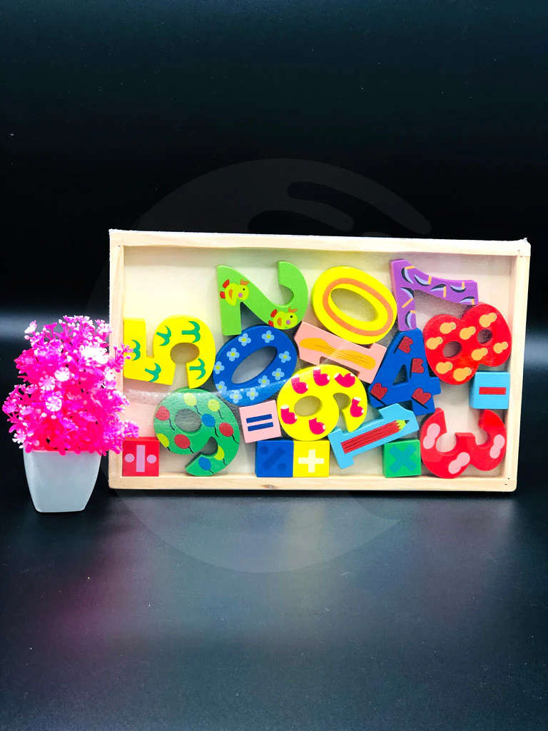  High Quality Wooden 3D Numbers 123 Board