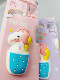 3D unicorn design on girls' pencil case