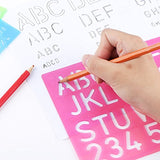 Alphabet Stencil Scale Capital Letters and Number Scale For Kids