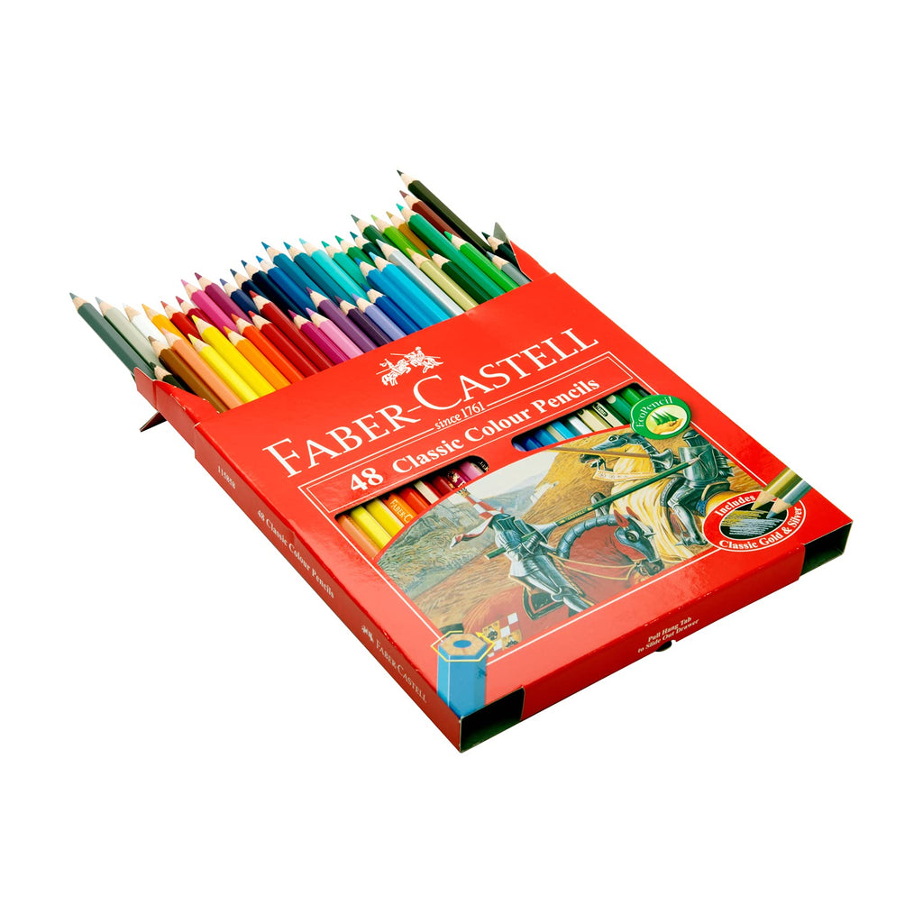 Faber Castell Classic Color Pencils Pack Of 48 CopyPencil.pk