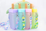 Winter Water Bottle IceCream Shape 360ML With Straw and Strap Leak Proof BPA Free