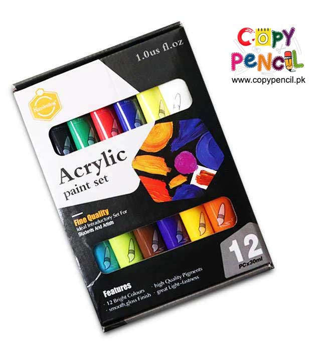 Buy Acrylic Paints Keep smiling 30ml Tubes Set 12, 24 & 36 Colors ...