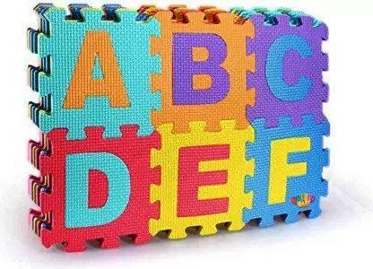 Buy Alphabet Puzzle Foaming Playing Mat For Kids Interlocking