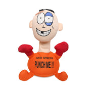 Electronic Punch Me Anti-Stress Stuffed Figure Doll Relieve Soft Plush Toys Punching And Screaming Sound Stuffed Toys