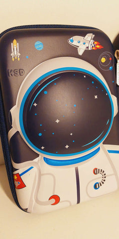 Astronaut 3D Pencil Case, Cute EVA Pen Pouch, Multi-Compartment Stationery Pouch For Kids