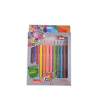 Bahadur Trica Jumbo Pack Of 12 Bicolor Pencils
